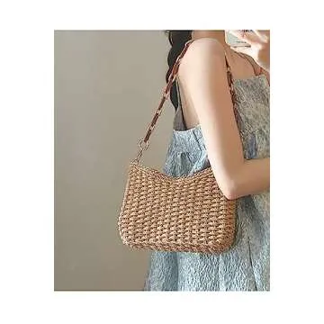 Ulisty Women's Handcrafted Mini Woven Bag for Everyday Use