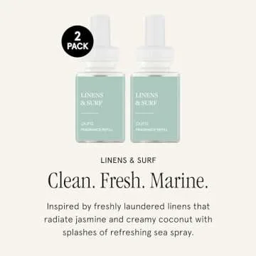 Pura Smart Home Air Diffuser Fragrance - Smart Home Scent Refill - Up to 120-Hours of Premium Fragra...