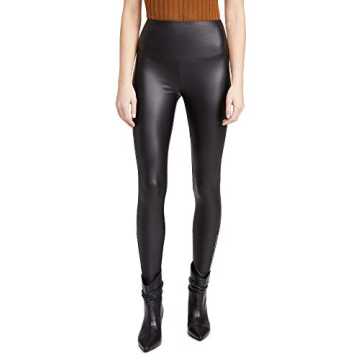 Yummie Faux Leather Leggings with Zipper for Ultimate Comfort