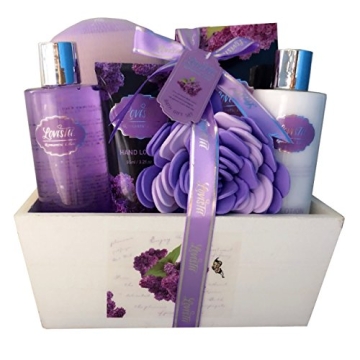 Lavender Spa Gift Basket - Luxurious Bath and Body Essentials