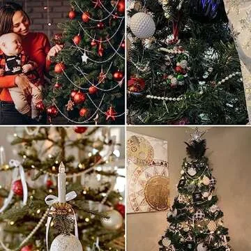 XINHUIDALSQ 10MM Faux Pearl Garland for Weddings