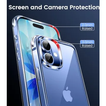 Mkeke iPhone 17 Clear Case with Military-Grade Protection