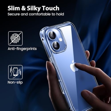 Mkeke iPhone 17 Clear Case with Military-Grade Protection