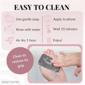 Removable Silicone Suction Phone Mount for Hands-Free Use