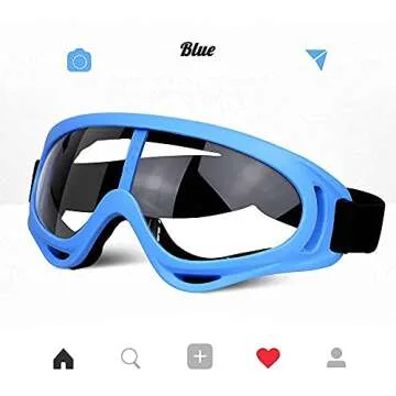 POKONBOY 4 Pack Protective Goggles Safety Glasses Eyewear Compatible with Nerf Guns for Kids Teens Game Battle (4 Colors)