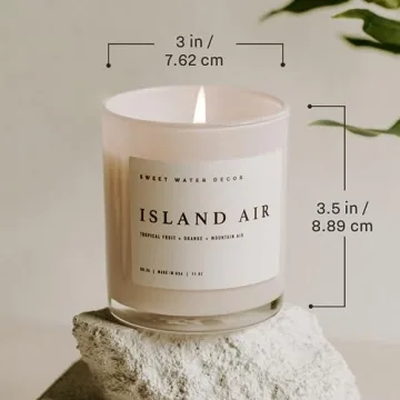 Sweet Water Decor Palo Santo Patchouli Candle - 50+ Hour Burn