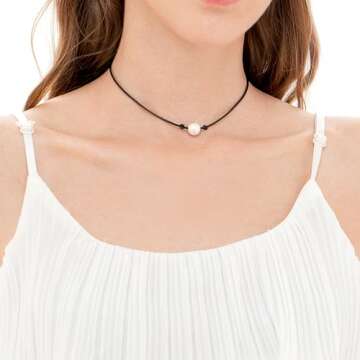 Stunning TKUAMIGO Puka Shell Jewelry Set for Women