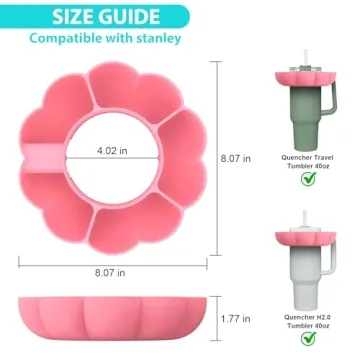 Airboat Snack Tray for Stanley 40oz Tumbler - Silicone Holder