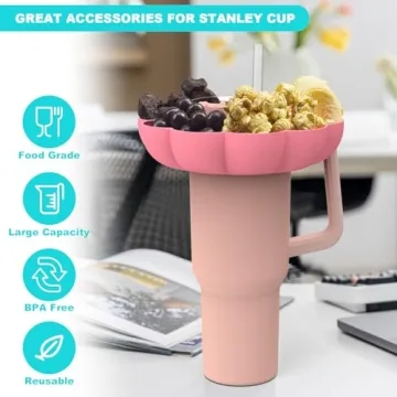 Airboat Snack Tray for Stanley 40oz Tumbler - Silicone Holder