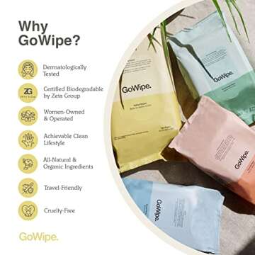 Gentle Organic Baby Wipes with Aloe Vera & Plant Fibers