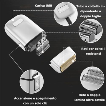 Kemei TX1 Electric Shaver for Men - Close and Comfortable Shaves