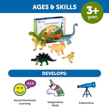 Learning Resources Jumbo Dinosaurs for Kids Ages 3-7