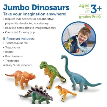 Learning Resources Jumbo Dinosaurs for Kids Ages 3-7