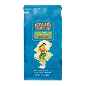 Kauai Decaf Medium Roast Coffee - Hawaiian Arabica Beans
