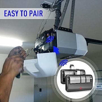 GONAT Universal Garage Door Opener Remote 2 Pack Visor Clip