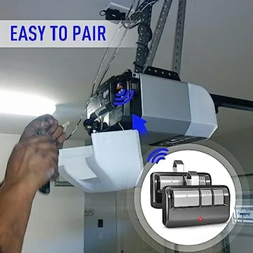 GONAT Universal Garage Door Opener Remote 2 Pack Visor Clip