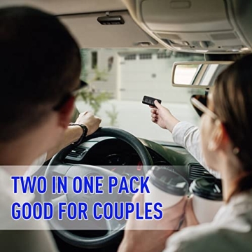 GONAT Universal Garage Door Opener Remote 2 Pack Visor Clip