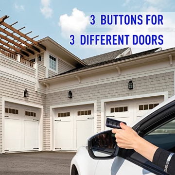 GONAT Universal Garage Door Opener Remote 2 Pack Visor Clip