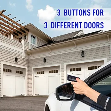 GONAT Universal Garage Door Opener Remote 2 Pack Visor Clip