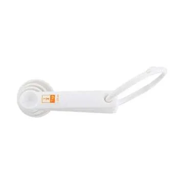 Fox Run 6-Piece Plastic Measuring Spoon Set – Sturdy & Stackable