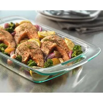 Pyrex Easy Grab 5-Piece Bakeware Set for Effortless Cooking