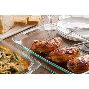 Pyrex Easy Grab 5-Piece Bakeware Set for Effortless Cooking