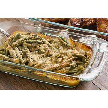 Pyrex Easy Grab 5-Piece Bakeware Set for Effortless Cooking