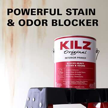 KILZ Original Low VOC Primer, Interior, 1 Quart