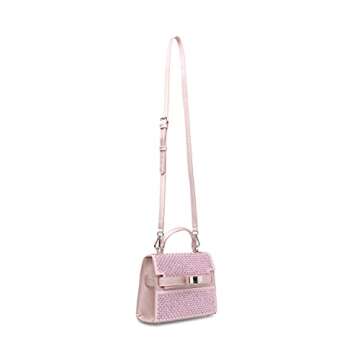 Steve Madden womens Steve Madden DIGNITY Rhinestone Crossbody, Pink, One Size US