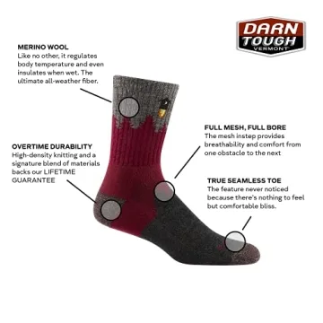 Darn Tough Micro Crew Midweight Cushion Socks for Men