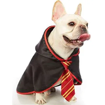 Impoosy Pet Halloween Dog Hoodies Funny Cat Wizard Costume Cute Apparel Soft Shirts Clothes with Glasses (Small,Neck:12")