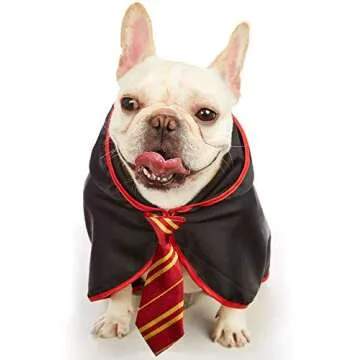 Impoosy Pet Halloween Dog Hoodies Funny Cat Wizard Costume Cute Apparel Soft Shirts Clothes with Glasses (Small,Neck:12")