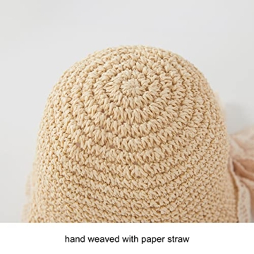 Pureborn Baby Straw Sun Hat for Girls - Stylish & Safe