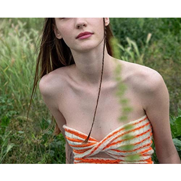 Chic Meladyan Twist Front Striped Crop Top for Women