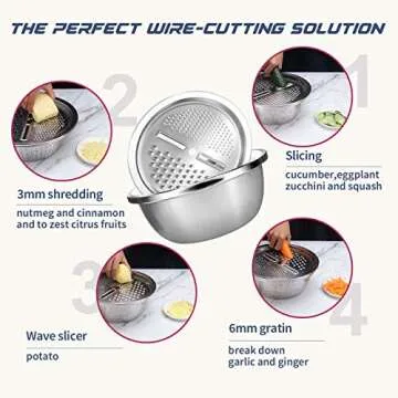 Multifunctional 7-in-1 Kitchen Set - Durable & Easy to Store