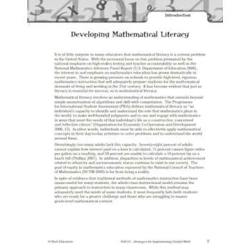 Strategies for Implementing Guided Math - Successfully Implement the 7 Elements of Guided Math in K-8th Grade Classrooms - Includes Digital resources, Sample lessons and Activities