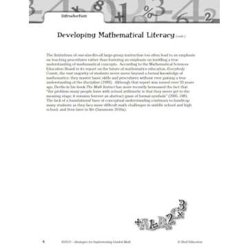 Strategies for Implementing Guided Math - Successfully Implement the 7 Elements of Guided Math in K-8th Grade Classrooms - Includes Digital resources, Sample lessons and Activities