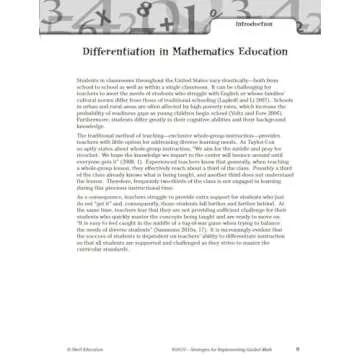 Strategies for Implementing Guided Math - Successfully Implement the 7 Elements of Guided Math in K-8th Grade Classrooms - Includes Digital resources, Sample lessons and Activities
