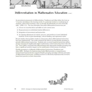 Strategies for Implementing Guided Math - Successfully Implement the 7 Elements of Guided Math in K-8th Grade Classrooms - Includes Digital resources, Sample lessons and Activities