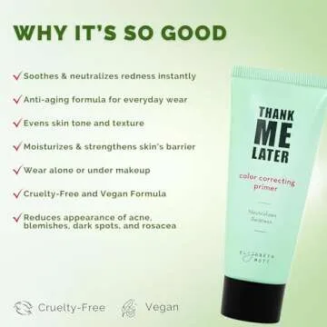 Elizabeth Mott Color Correcting Primer for Redness Relief