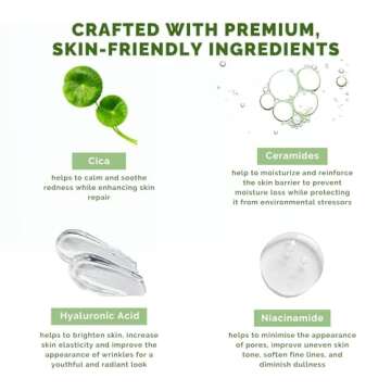 Elizabeth Mott Thank Me Later Color Correcting Face Primer - Niacinamide and Cica Soothes and Neutralizes Uneven Skin Tone and Facial Redness - Grips Makeup for Long-Lasting Wear - Cruelty-Free, 30g