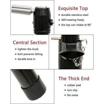 Lihui Wig Stand Tripod Wig Head Stand Mannequin Head Stand, Adjustable Mannequin Stand Tripod Wig Stand For Styling