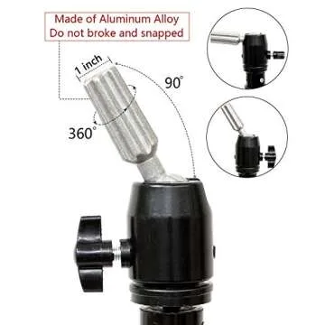 Lihui Wig Stand Tripod Wig Head Stand Mannequin Head Stand, Adjustable Mannequin Stand Tripod Wig Stand For Styling