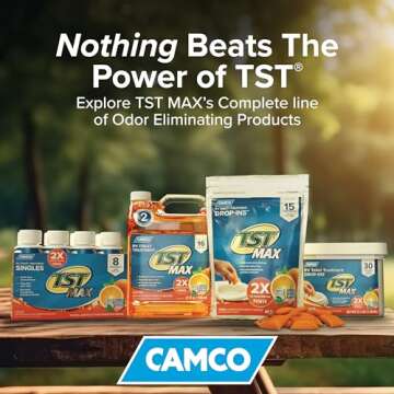 Camco TST MAX RV Toilet Treatment - Citrus Scent 1-Gallon