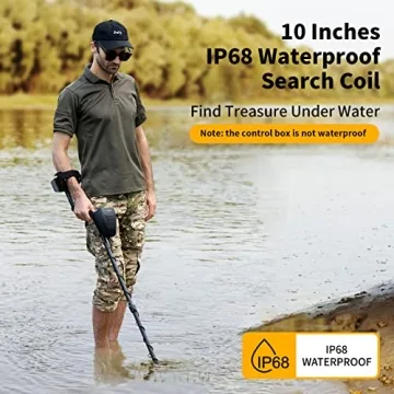 SAKOBS Waterproof Metal Detector for Beginners & Enthusiasts