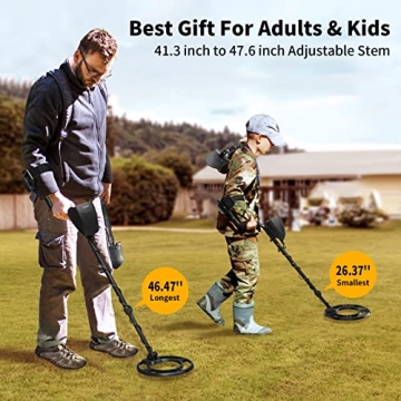SAKOBS Waterproof Metal Detector for Beginners & Enthusiasts