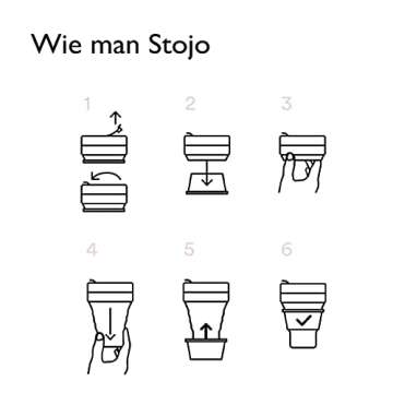 Stojo Collapsible Travel Mug | Eco-Friendly & Portable 16oz