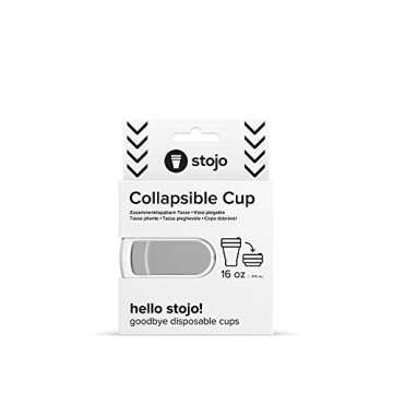 Stojo Collapsible Travel Mug | Eco-Friendly & Portable 16oz