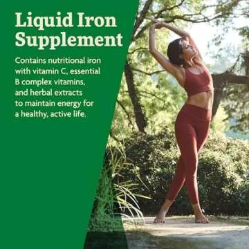 Floradix Liquid Iron Supplement for Energy & Iron Support