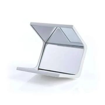 GoodJanes Kiss My Lash - False Eyelash and Makeup Tri-Fold Hands-Free Mirror with Adjustable Stand Perfect for Eyelash Extensions